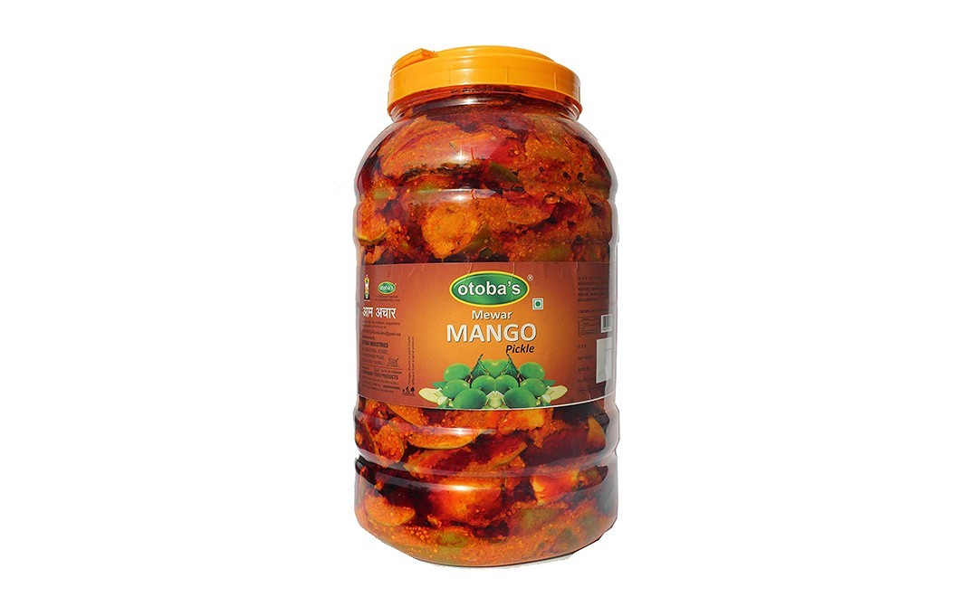 Otoba's Mewar Mango Pickle    Plastic Container  5 kilogram